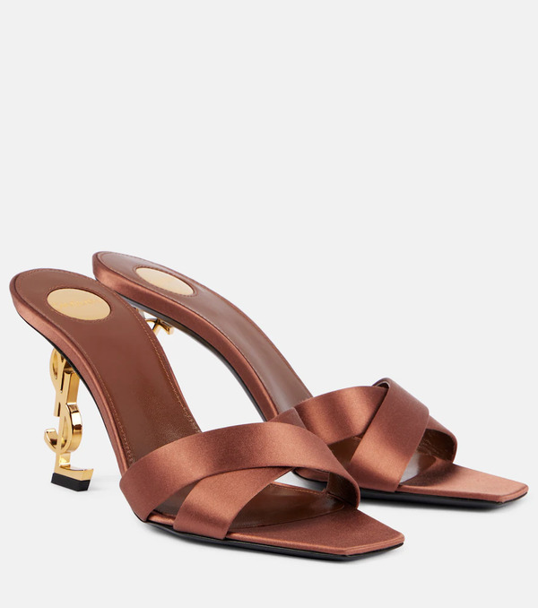  Saint Laurent Saint Laurent Opyum 85 Satin Mules 