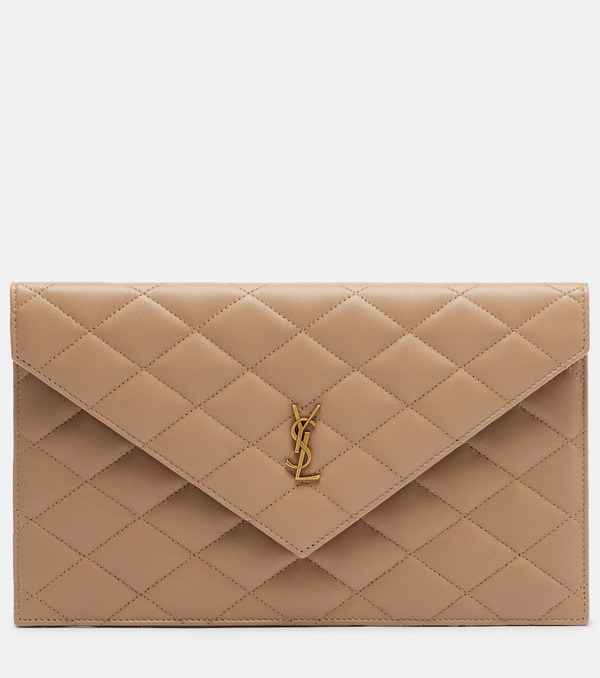  Saint Laurent Saint Laurent Paris Cassandre Leather Pouch 