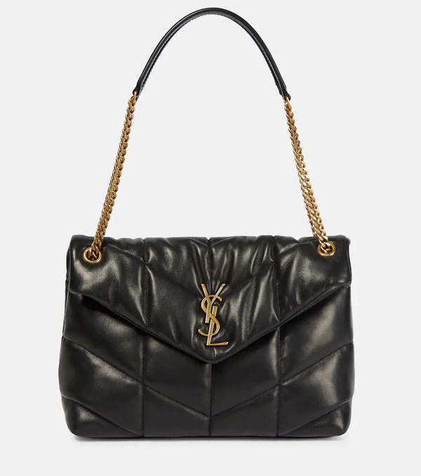  Saint Laurent Saint Laurent Puffer Medium Leather Shoulder Bag 