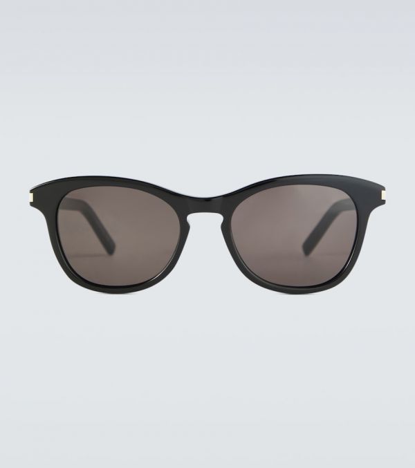  Saint Laurent Saint Laurent Round-frame Acetate Sunglasses 