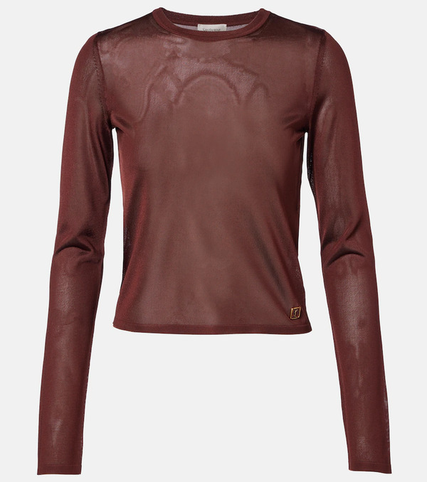  Saint Laurent Saint Laurent Semi-sheer Sweater 