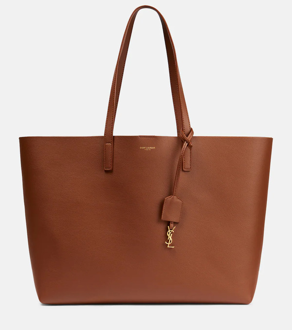  Saint Laurent Saint Laurent Shopping E/w Leather Tote Bag 
