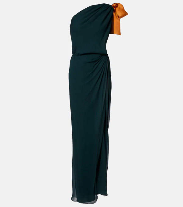  Saint Laurent Saint Laurent Silk Chiffon Gown 