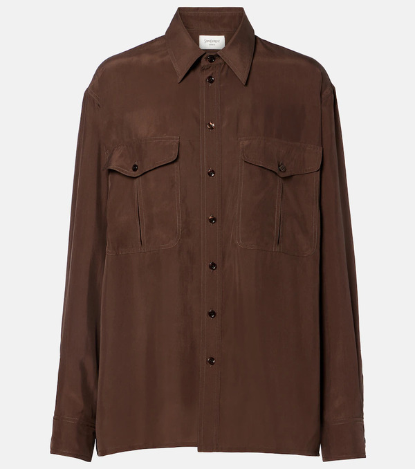  Saint Laurent Saint Laurent Silk Shirt 