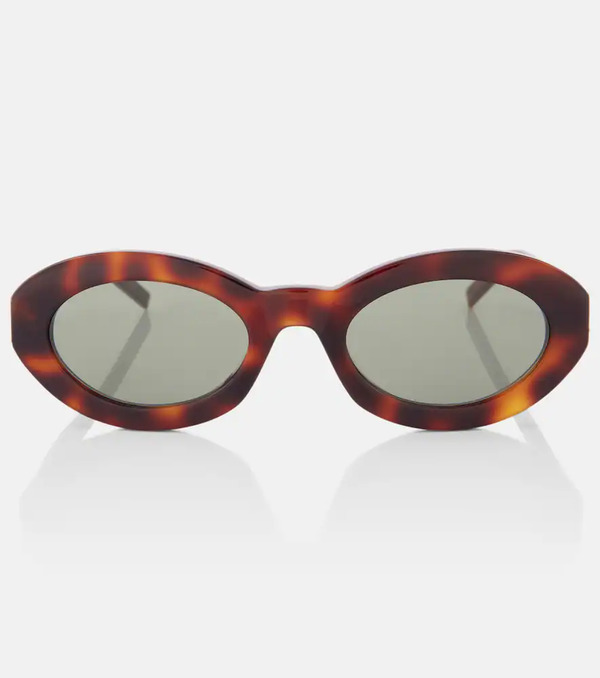 Saint Laurent Saint Laurent Sl M136 Oval Sunglasses 