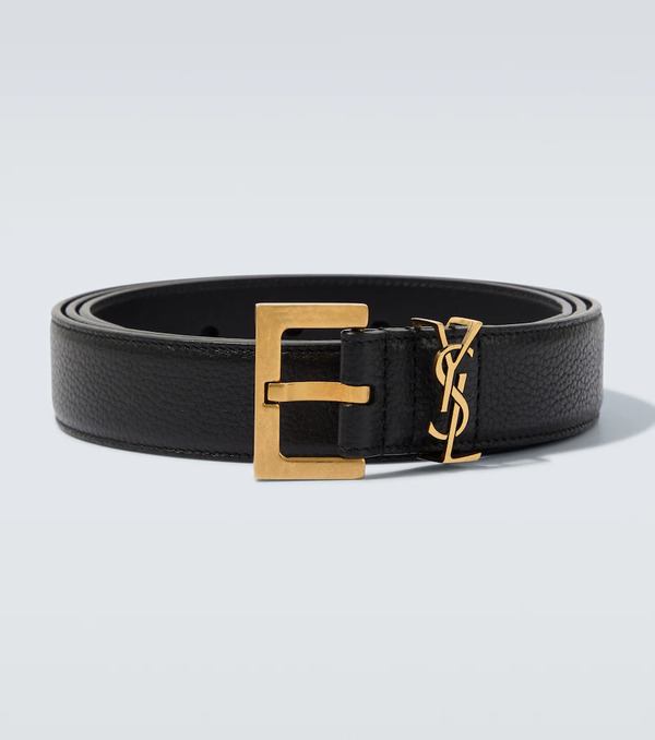  Saint Laurent Saint Laurent Slim Leather Belt 
