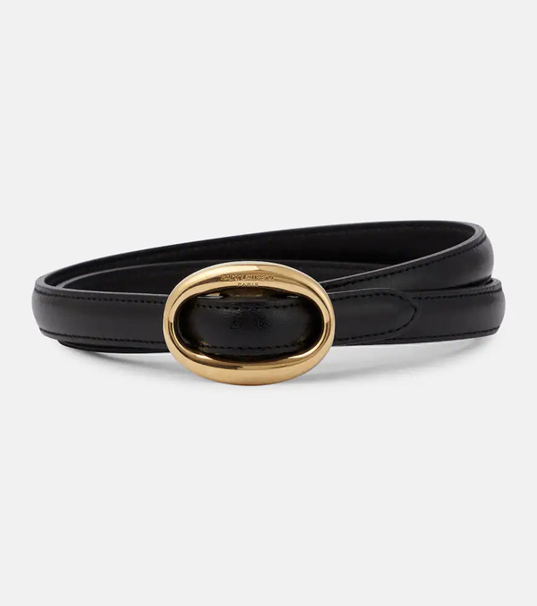  Saint Laurent Saint Laurent Slim Leather Belt 