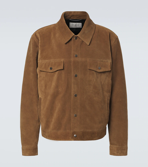  Saint Laurent Saint Laurent Suede Blouson Jacket 