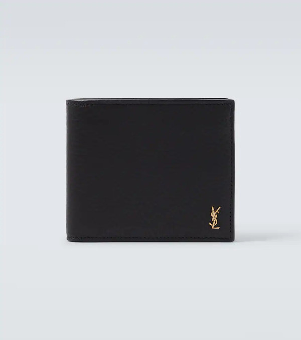  Saint Laurent Saint Laurent Tiny Cassandre East/west Leather Wallet 