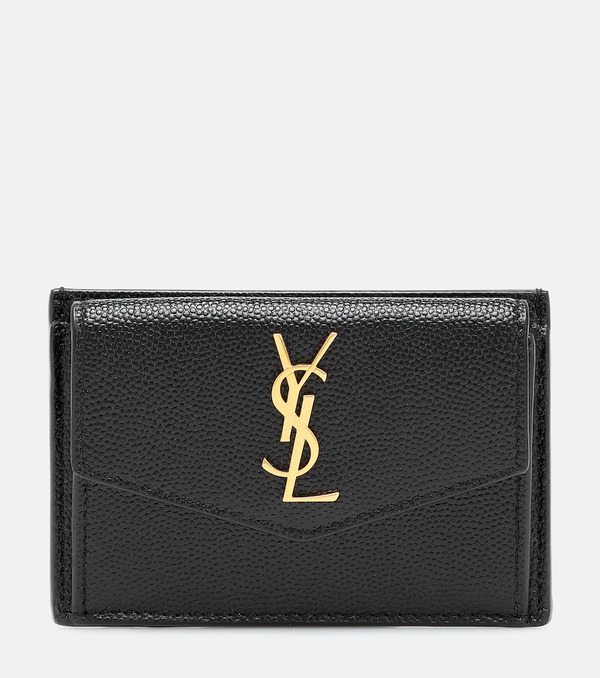  Saint Laurent Saint Laurent Uptown Leather Card Case 
