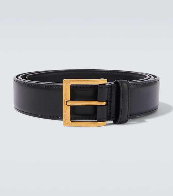  Saint Laurent Saint Laurent Vadim Leather Belt 