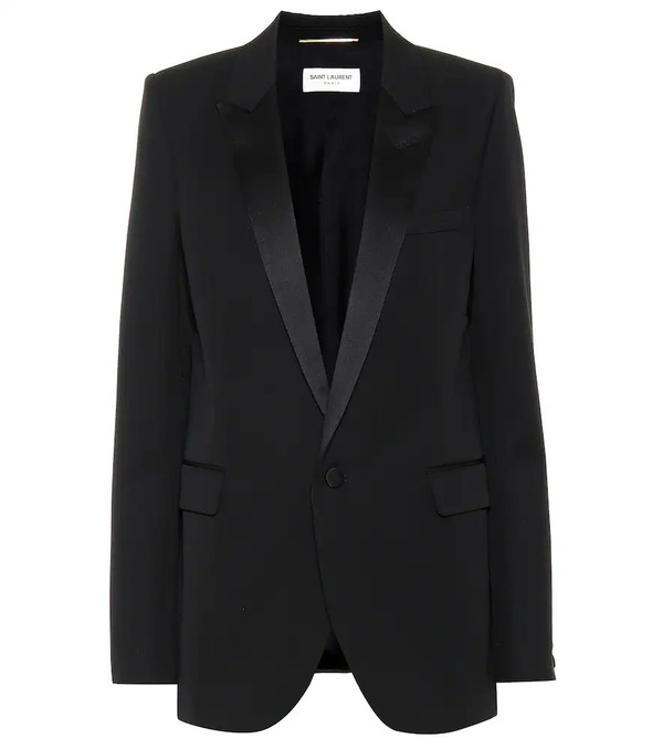  Saint Laurent Saint Laurent Virgin Wool Blazer 