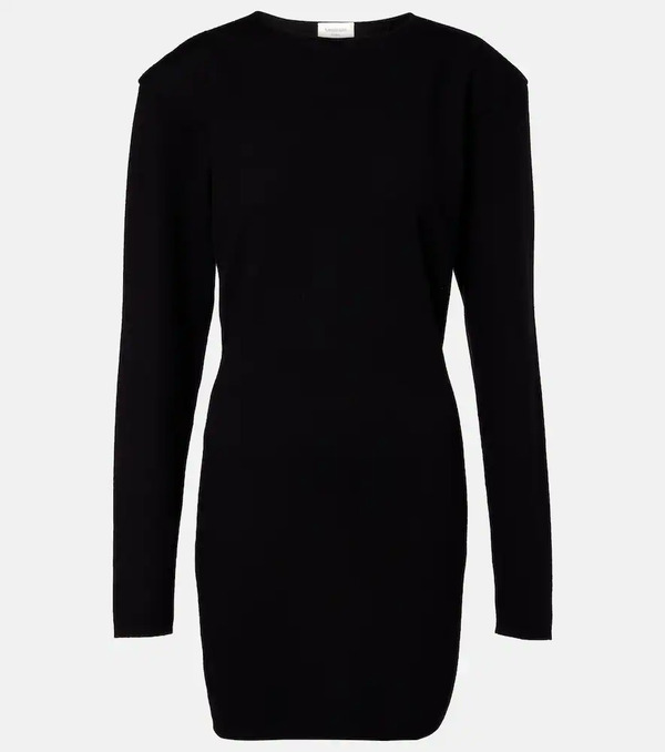  Saint Laurent Saint Laurent Wool-blend Minidress 