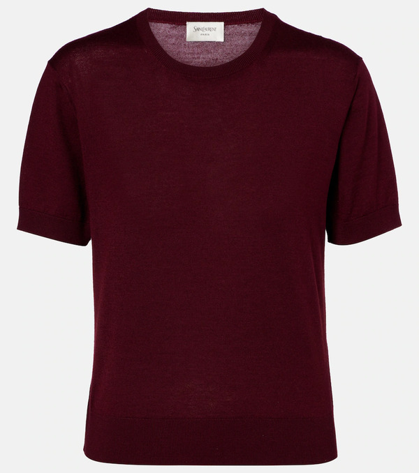  Saint Laurent Saint Laurent Wool, Cashmere, And Silk Sweater 