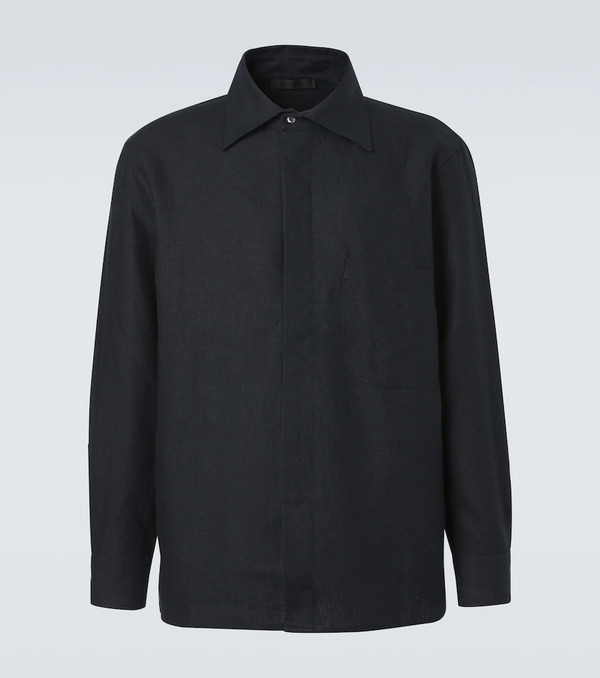  Saman Amel Saman Amel Linen Overshirt 