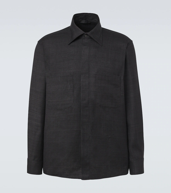  Saman Amel Saman Amel Regis Silk Shirt Jacket 