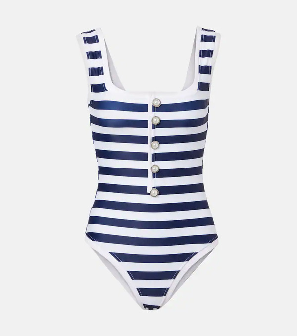  Same Same Grace Striped Swimsuit 
