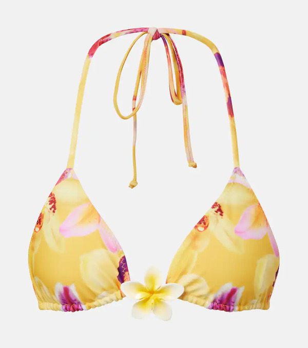  Same Same Island Floral Bikini Top 