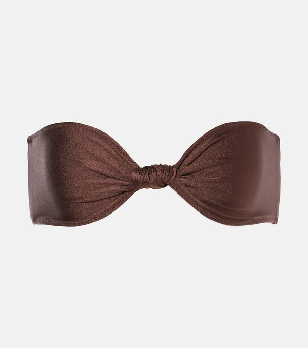  Same Same Knotted Bandeau Bikini Top 