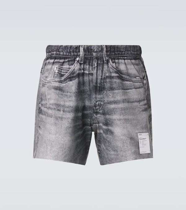  Satisfy Satisfy Peaceshell 5 Trompe L'oil Shorts 
