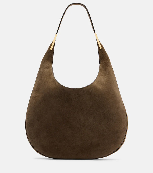  Savette Savette Florence Medium Suede Shoulder Bag 