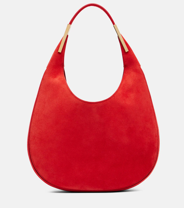  Savette Savette Florence Small Suede Shoulder Bag 