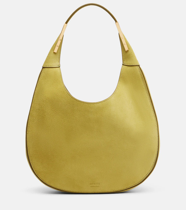  Savette Savette Florence Small Suede Shoulder Bag 