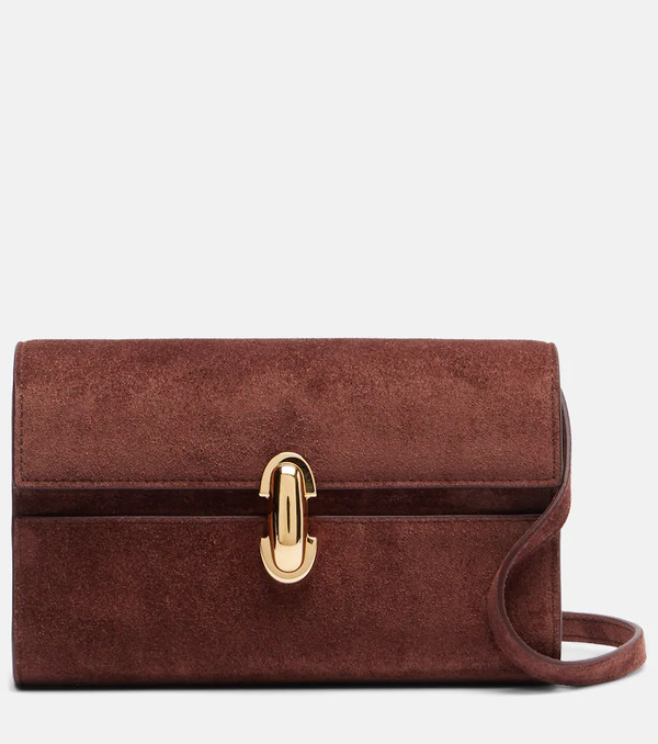  Savette Savette Symmetry Mini Suede Shoulder Bag 