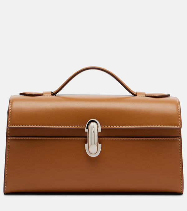  Savette Savette Symmetry Pochette Leather Top-handle Bag 