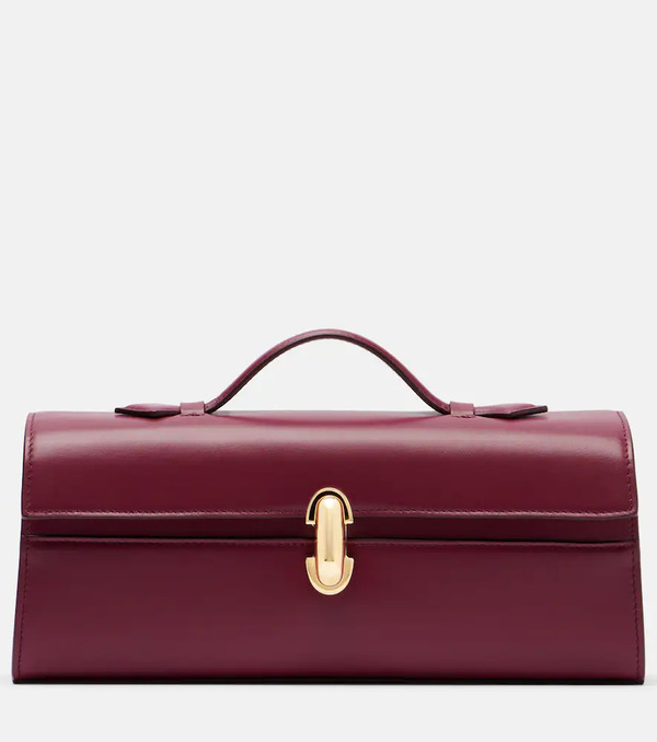  Savette Savette Symmetry Slim Leather Top-handle Bag 