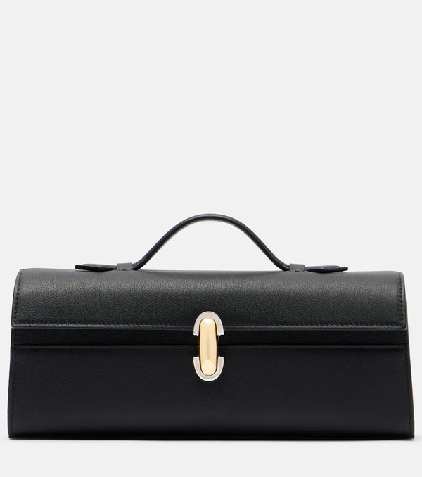  Savette Savette Symmetry Slim Leather Top-handle Bag 