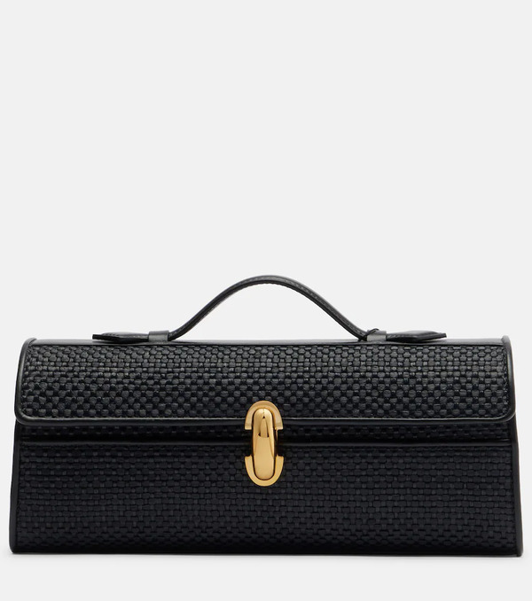  Savette Savette Symmetry Slim Raffia Top-handle Bag 