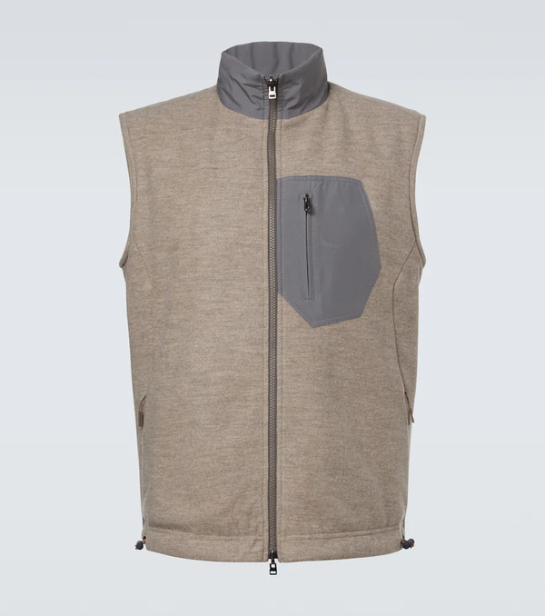  Sease Sease Explorer Reversible Wool-blend Vest 