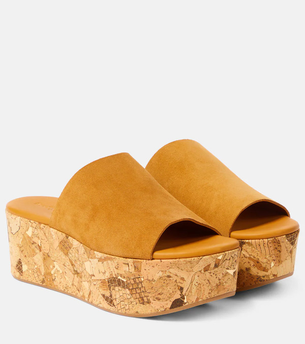  See By Chloe See By Chloe Liana 70 Suede Platform Mules 