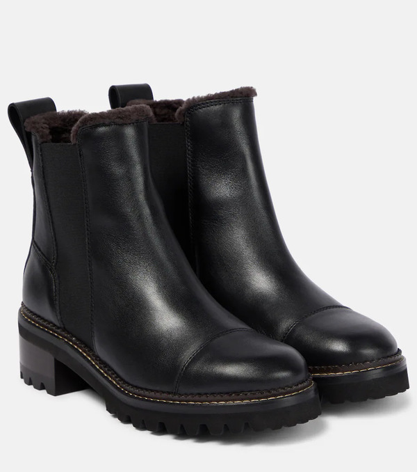  See By Chloe See By Chloe Mallory Leather Chelsea Boots 