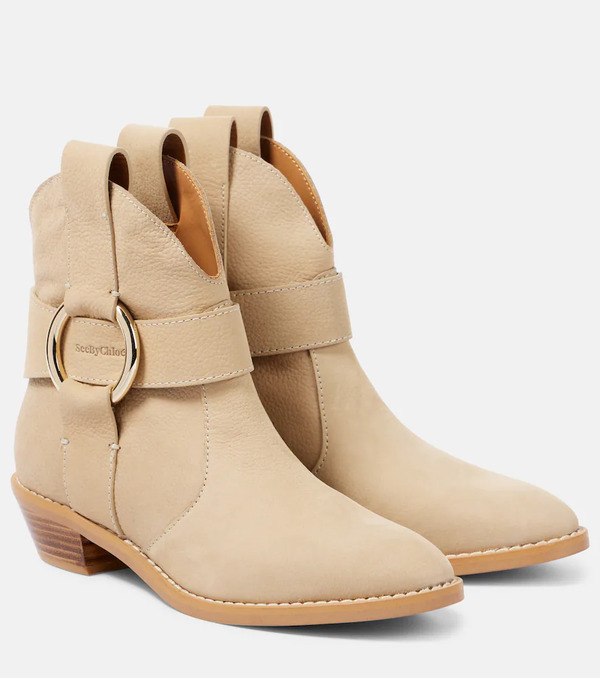  See By Chloe See By Chloe New Ring 40 Leather Ankle Boots 