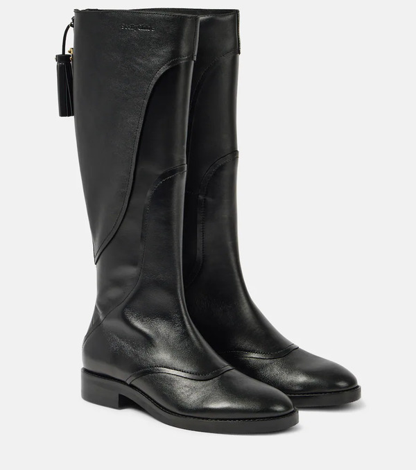  See By Chloe See By Chloe Tassel Leather Knee-high Boots 