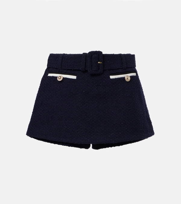  Self-portrait Self-portrait Belted Boucle Skort 