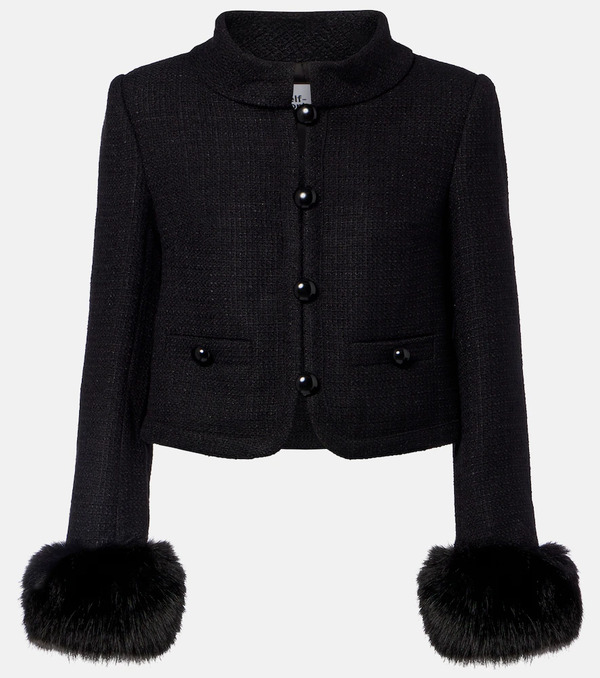  Self-portrait Self-portrait Boucle' Jacket 