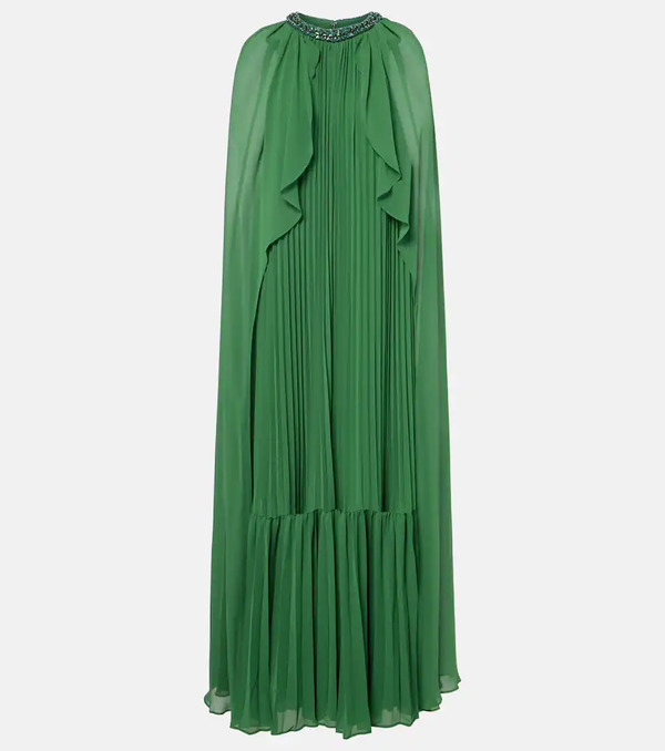  Self-portrait Self-portrait Caped Chiffon Gown 