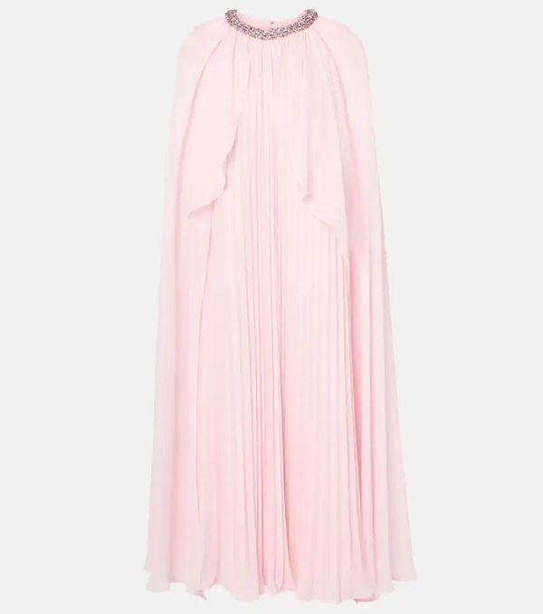  Self-portrait Self-portrait Caped Chiffon Gown 