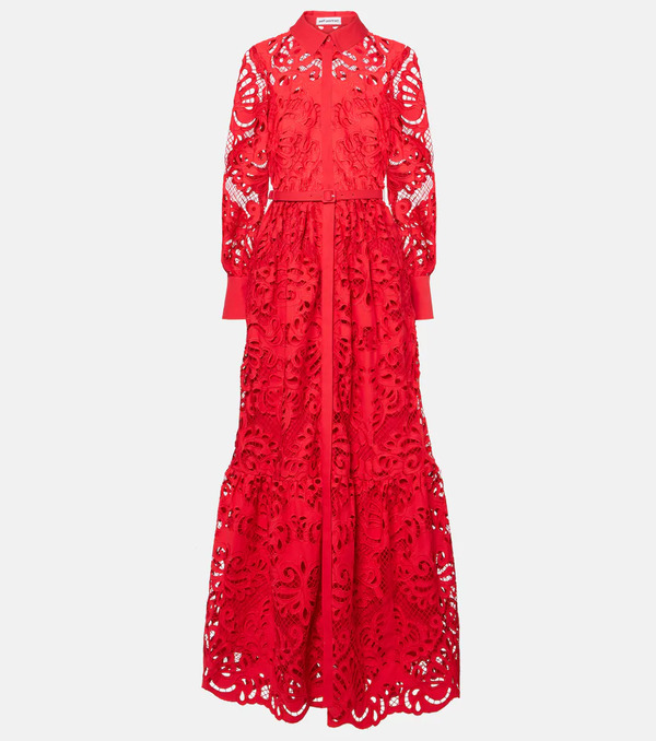  Self-portrait Self-portrait Cotton Lace Gown 