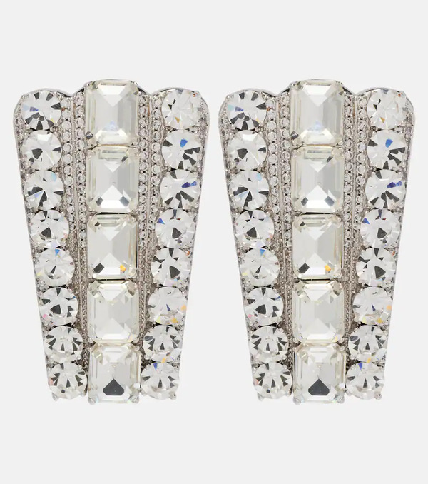  Self-portrait Self-portrait Crystal-embellished Drop Earrings 