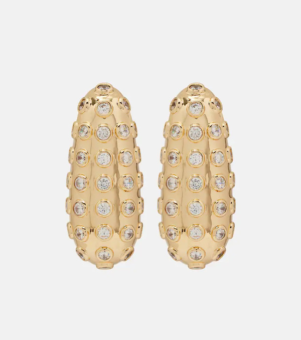  Self-portrait Self-portrait Crystal-embellished Earrings 