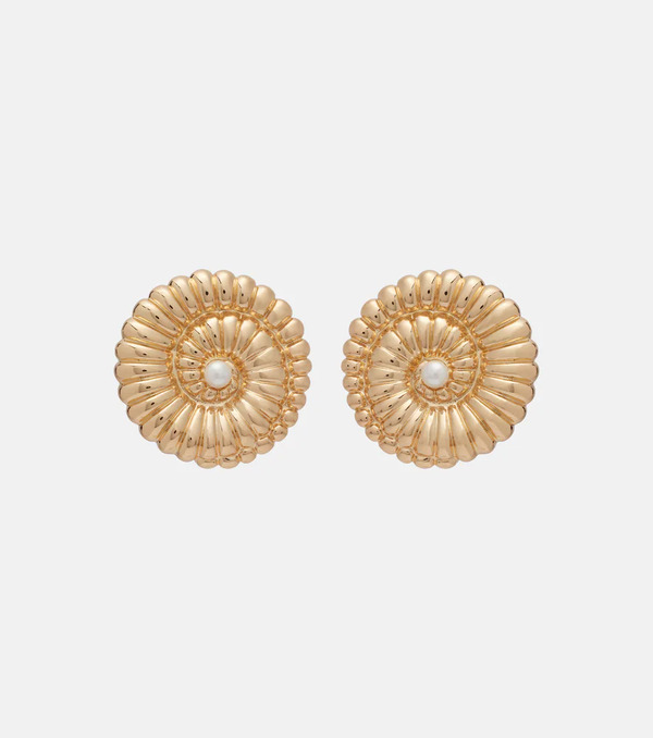  Self-portrait Self-portrait Faux Pearl-embellished Earrings 