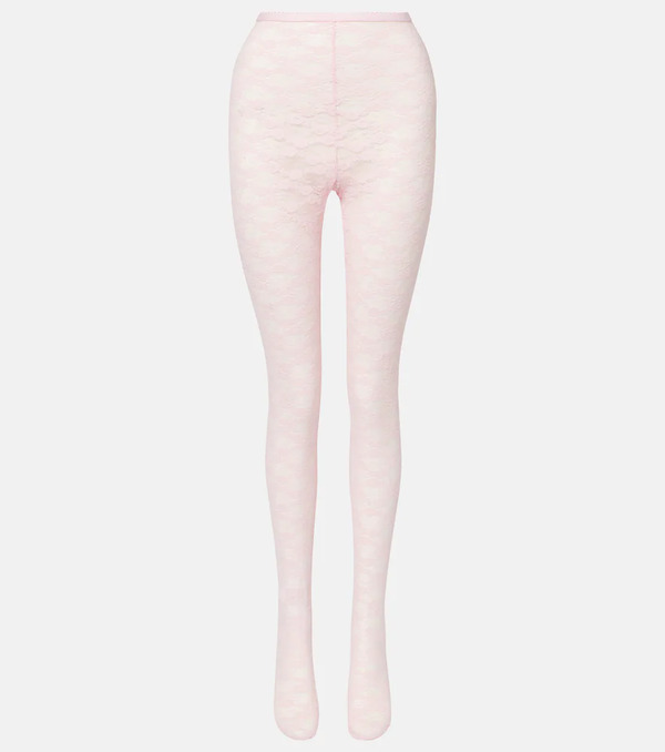  Self-portrait Self-portrait Floral Lace Tights 