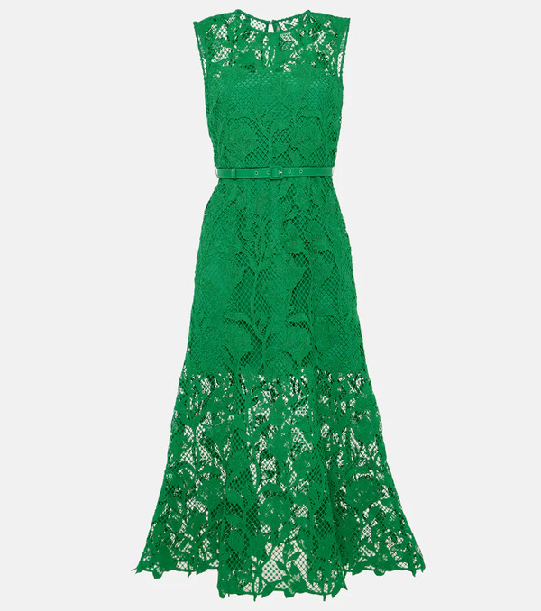  Self-portrait Self-portrait Lace Midi Dress 