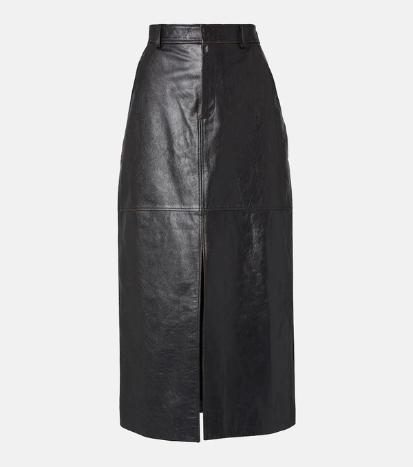  Self-portrait Self-portrait Leather Pencil Skirt 