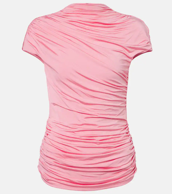  Self-portrait Self-portrait Ruched Jersey Top 