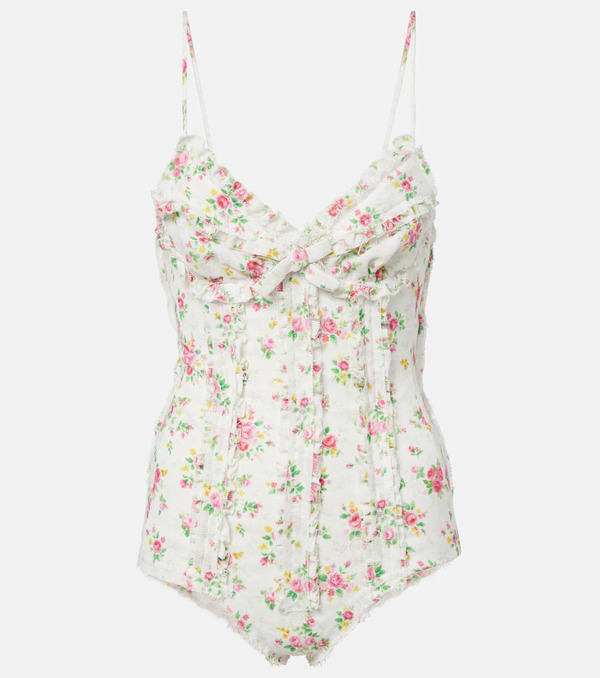  Shushu/tong Shushu/tong Floral Bodysuit 